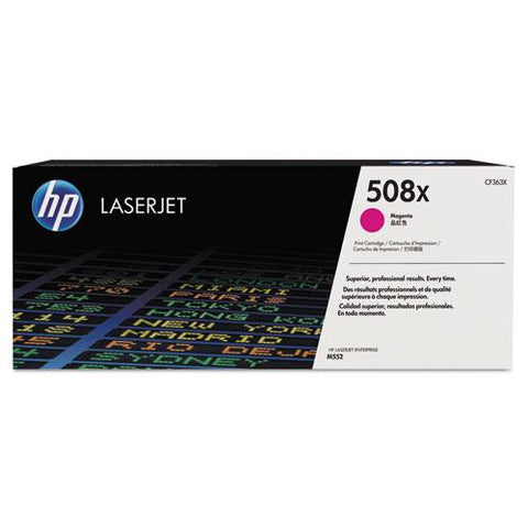 Original HP 508X, (CF363X) High Yield Magenta Original LaserJet Toner Cartridge