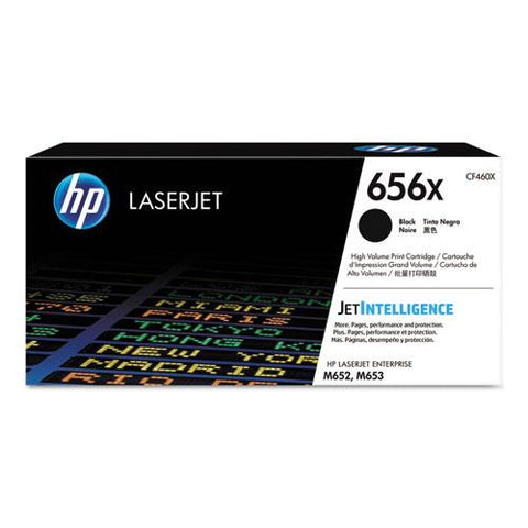 Original HP 656X, (CF460X) High Yield Black Original LaserJet Toner Cartridge