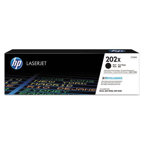 Original Original HP 202X, HP CF500X High Yield Black Original Toner Cartridge, 3200 Page-Yield