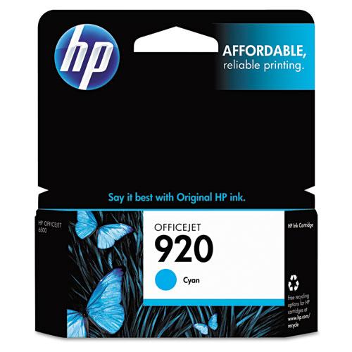 Original HP 920, (CH634AN) Cyan Original Ink Cartridge