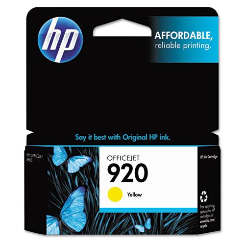 Original HP 920, (CH636AN) Yellow Original Ink Cartridge