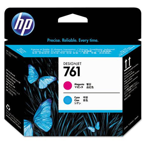 Original HP 761, (CH646A) Cyan/Magenta Printhead