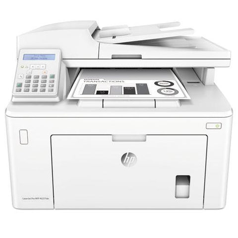 Original HP LaserJet Pro MFP M227fdn Multifunction Printer, Copy; Fax; Print; Scan
