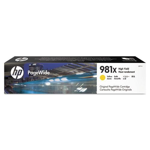 Original HP 981X (L0R11A) Yellow High-Yield Original Ink Cartridge