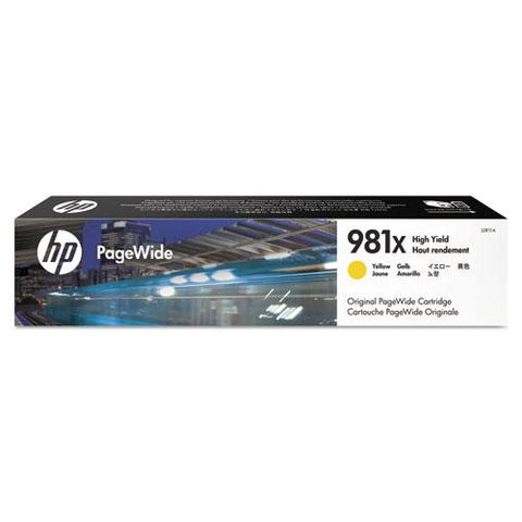Original HP 981X (L0R11A) Yellow High-Yield Original Ink Cartridge