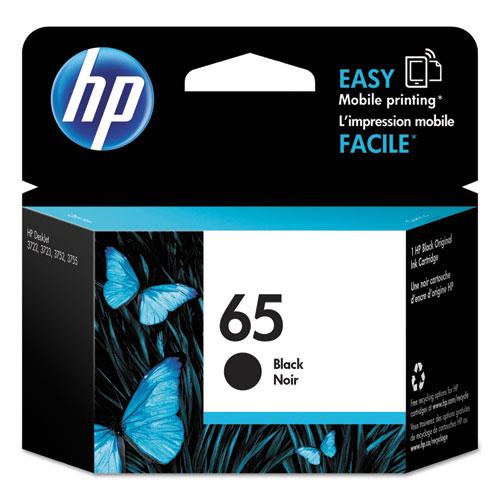 Original HP 65, (N9K02AN) Black Original Ink Cartridge