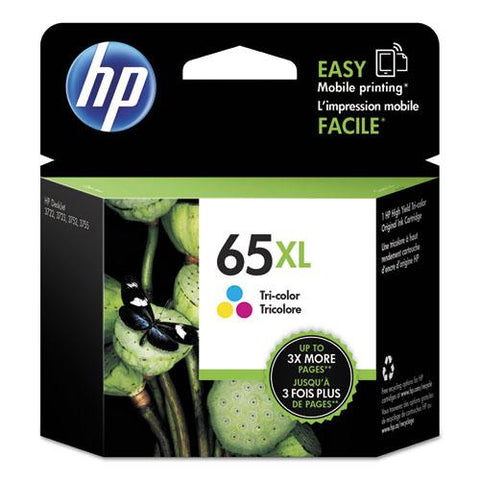 Original HP 65XL, (N9K03AN) High Yield Tri-Color Original Ink Cartridge