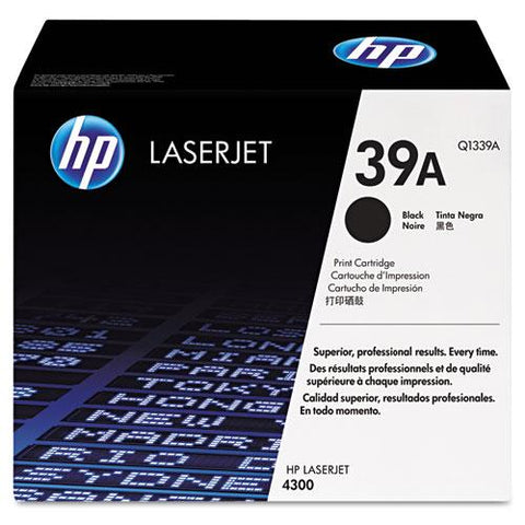 Original HP 39A, (Q1339A) Black Original LaserJet Toner Cartridge