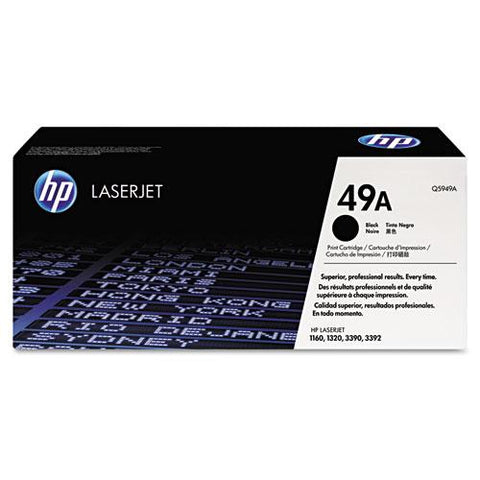 Original HP 49A, (Q5949A) Black Original LaserJet Toner Cartridge