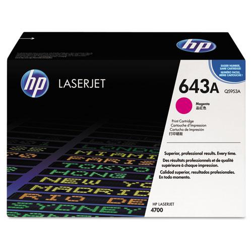 Original HP 643A, (Q5953A) Magenta Original LaserJet Toner Cartridge