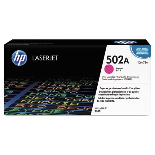 Original HP 502A, (Q6473A) Magenta Original LaserJet Toner Cartridge