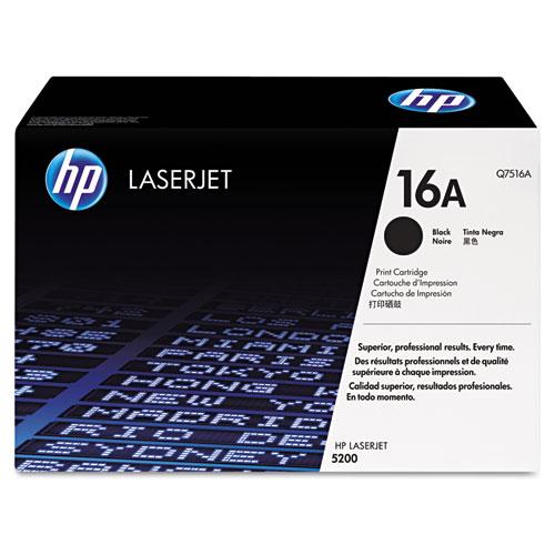 Original HP 16A, (Q7516A) Black Original LaserJet Toner Cartridge