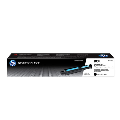 Original HP 103A Black Neverstop Laser Toner Reload Kit, HP W1103A