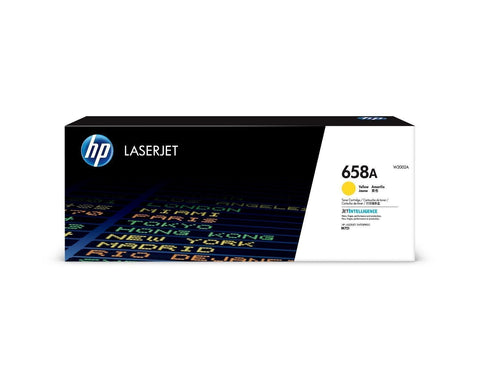 Original HP 658A Yellow Toner Cartridge, Standard Yield, HP W2002A