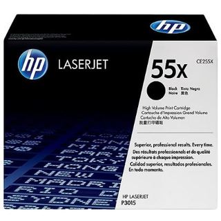 Original HP 55X Black Toner Cartridge, High Yield (CE255X)