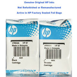 Original HP 67 Black & Tri-Color Ink Cartridges, Original OEM Multi-Pack Inks Save Your Money (3YM56AN & 3YM55AN)