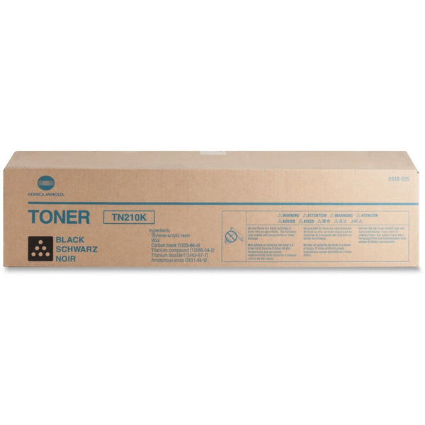 Original Konica Minolta 8938505 (8938-505) (TN210K) Black Toner Cartridge (20K YLD)