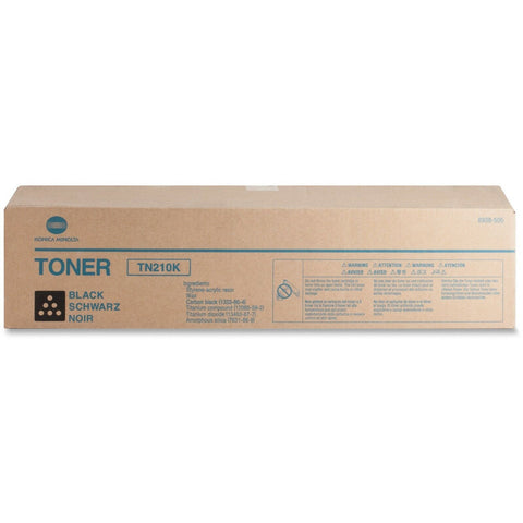 Original Konica Minolta 8938505 (8938-505) (TN210K) Black Toner Cartridge (20K YLD)