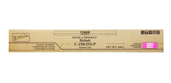 Original Konica Minolta 8938507 (8938-507) (TN210M) Magenta Toner Cartridge (12K YLD)