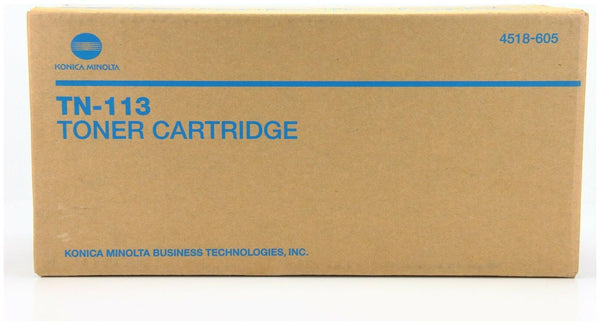 Original Konica Minolta 4518605 (4518-605) TN113 (TN-113) Type 101C Toner Cartridge (5K YLD)