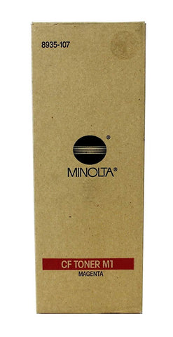 Original Konica Minolta 8935107 (8935-107) Magenta Toner Cartridge (M1) (10.7K YLD)