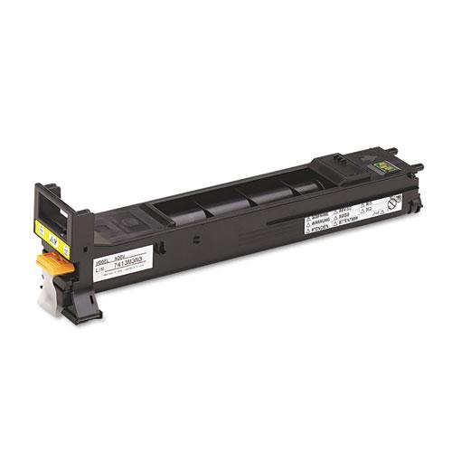 Original Konica Minolta A06V232 Toner, 6000 Page-Yield, Yellow
