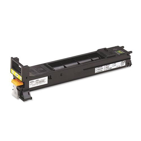 Original Konica Minolta A06V232 Toner, 6000 Page-Yield, Yellow