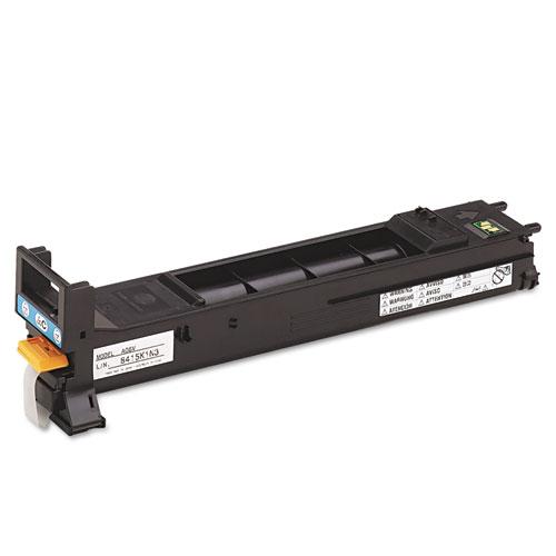 Original Konica Minolta A06V432 Toner, 6000 Page-Yield, Cyan