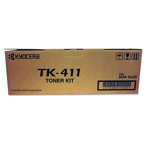 Original Kyocera TK411 Toner, 15,000 Page-Yield, Black