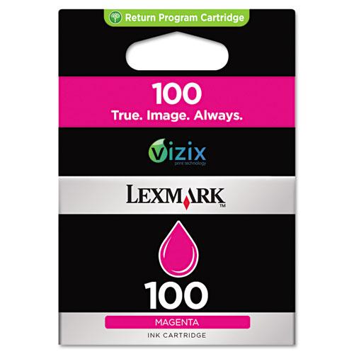 Original Lexmark 14N0901 (100) Ink, 200 Page-Yield, Magenta