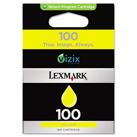Original Lexmark 14N0902 (100) Ink, 200 Page-Yield, Yellow