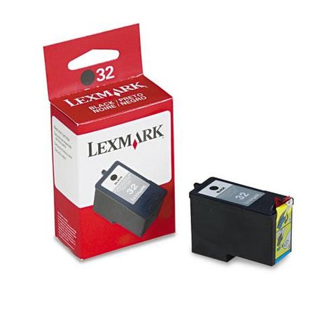 Original Lexmark 18C0032 (32) Ink, 200 Page-Yield, Black