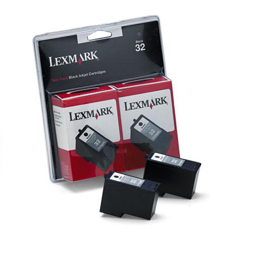 Original Lexmark 18C0533 Ink, 200 Page-Yield, 2/Pack, Black
