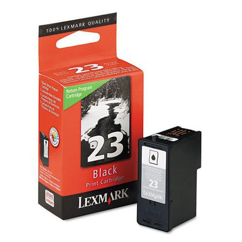 Original Lexmark 18C1523 (23) Ink, 215 Page-Yield, Black