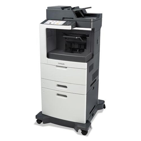 Original Lexmark MX811dxe Multifunction Laser Printer, Copy/Fax/Print/Scan