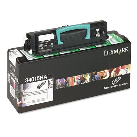 Original Lexmark 34015HA High-Yield Toner, 6000 Page-Yield, Black