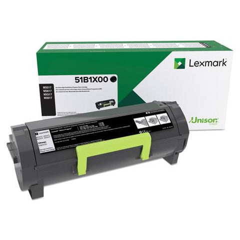 Original Lexmark 51B1X00 Toner, Black, Extra High-Yield