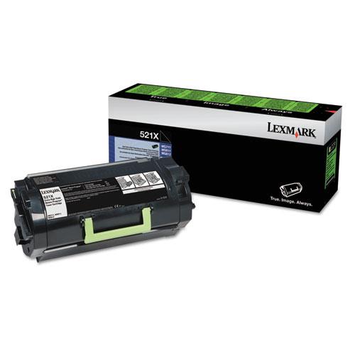 Original Lexmark 52D1X00 Extra High-Yield Toner, 45000 Page-Yield, Black