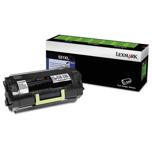 Original Lexmark 52D1X0L (531XL) Extra High-Yield Toner, 45000 Page-Yield, Black