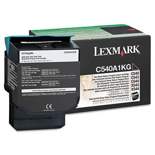 Original Lexmark C540A1KG Toner, 1000 Page-Yield, Black
