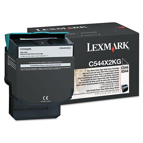 Original Lexmark C544X2KG Extra High-Yield Toner, 6,000 Page Yield, Black