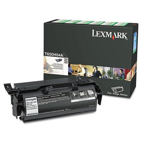 Original Lexmark T650H04A High-Yield Toner, 25000 Page-Yield, Black