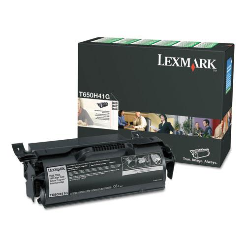 Original Lexmark T650H41G High-Yield Toner, 25000 Page-Yield, Black