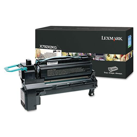 Original Lexmark X792X2KG Extra High-Yield Toner, 20,000 Page-Yield, Black