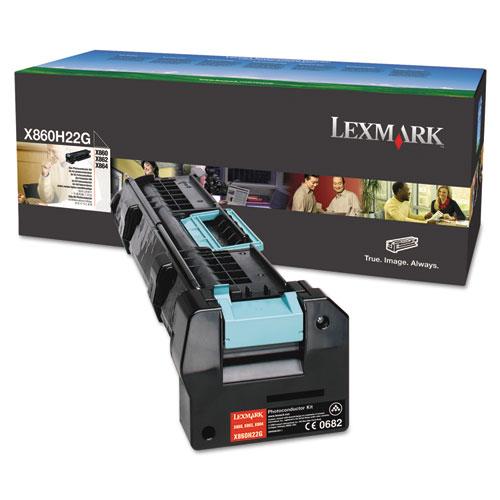 Original Lexmark X860H22G Photoconductor Unit, 48000 Page Yield, Black