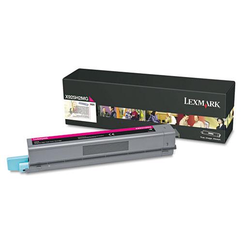 Original Lexmark X925H2MG High-Yield Toner, 7,500 Page-Yield, Magenta