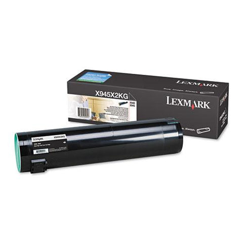 Original Lexmark X945X2KG High-Yield Toner, 36000 Page-Yield, Black