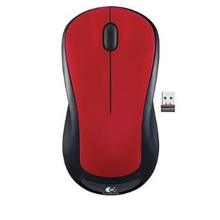 Original Logitech M 310 Wireless Optical Mouse, Red Flame (910-002486)