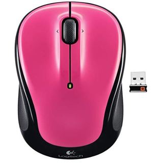 Original Logitech M325 Wireless Optical Mouse, Brilliant Rose (910-003121)