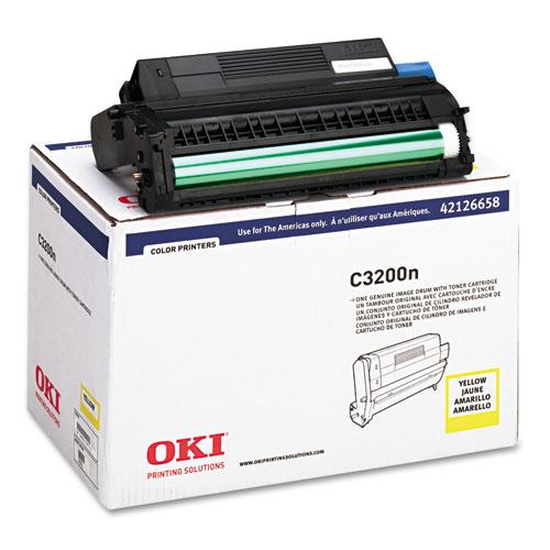 Original Oki 42126658 Drum Unit, Yellow